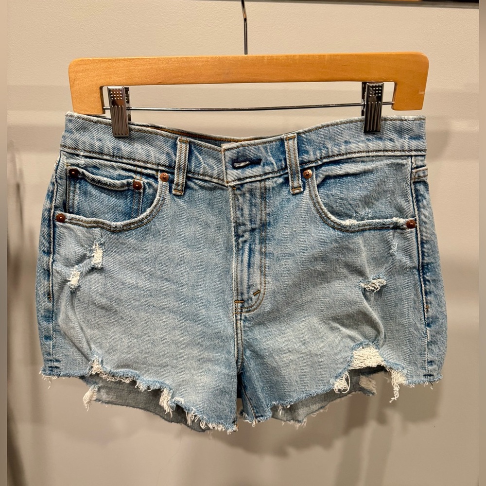 Abercrombie & Fitch Mid Rise Jean Shorts